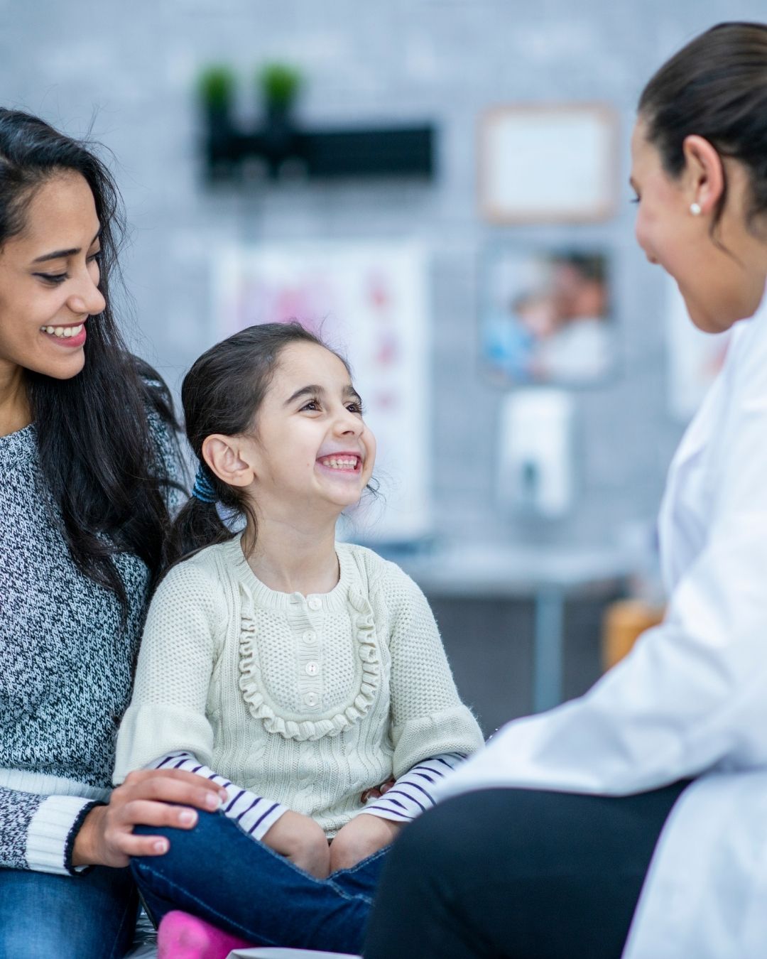 A Griffin Medical Centre doctor with a patient